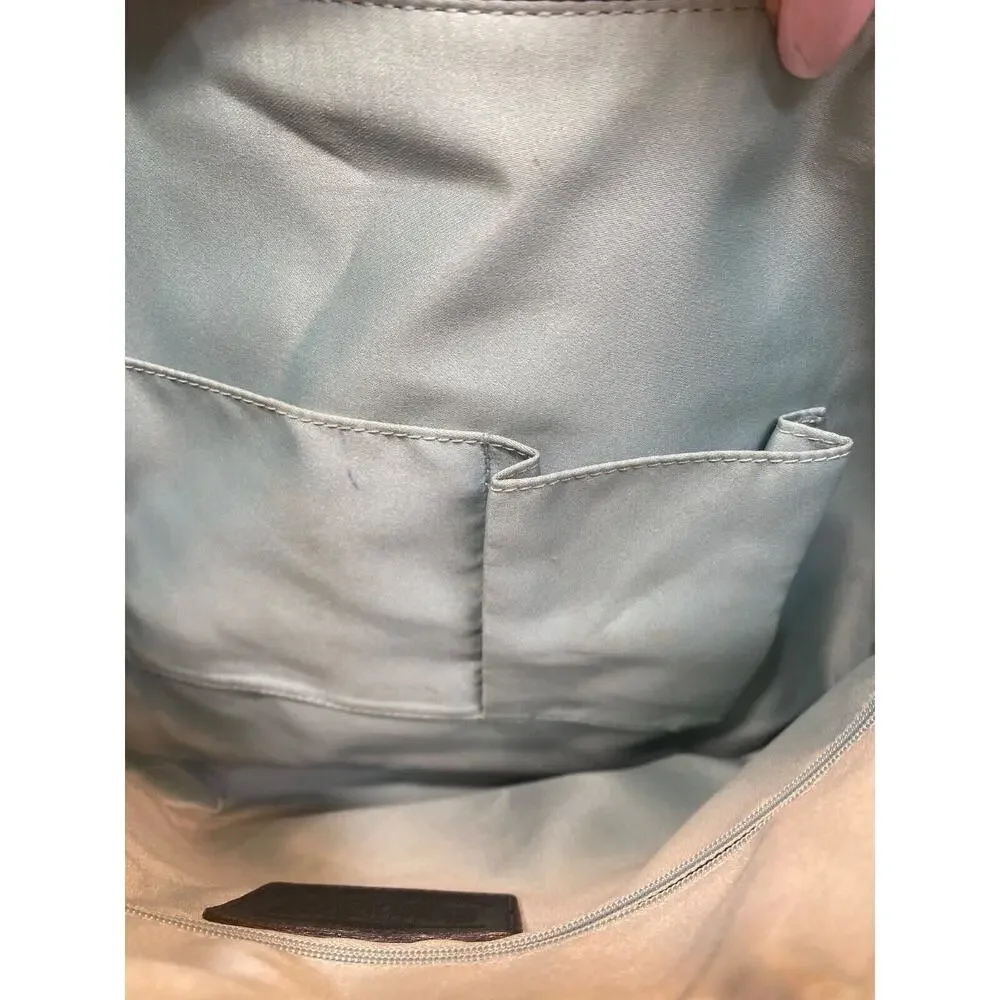 Coach Kristin Patent Leather Hobo Shoulder Bag AND Trifold wallet preowned